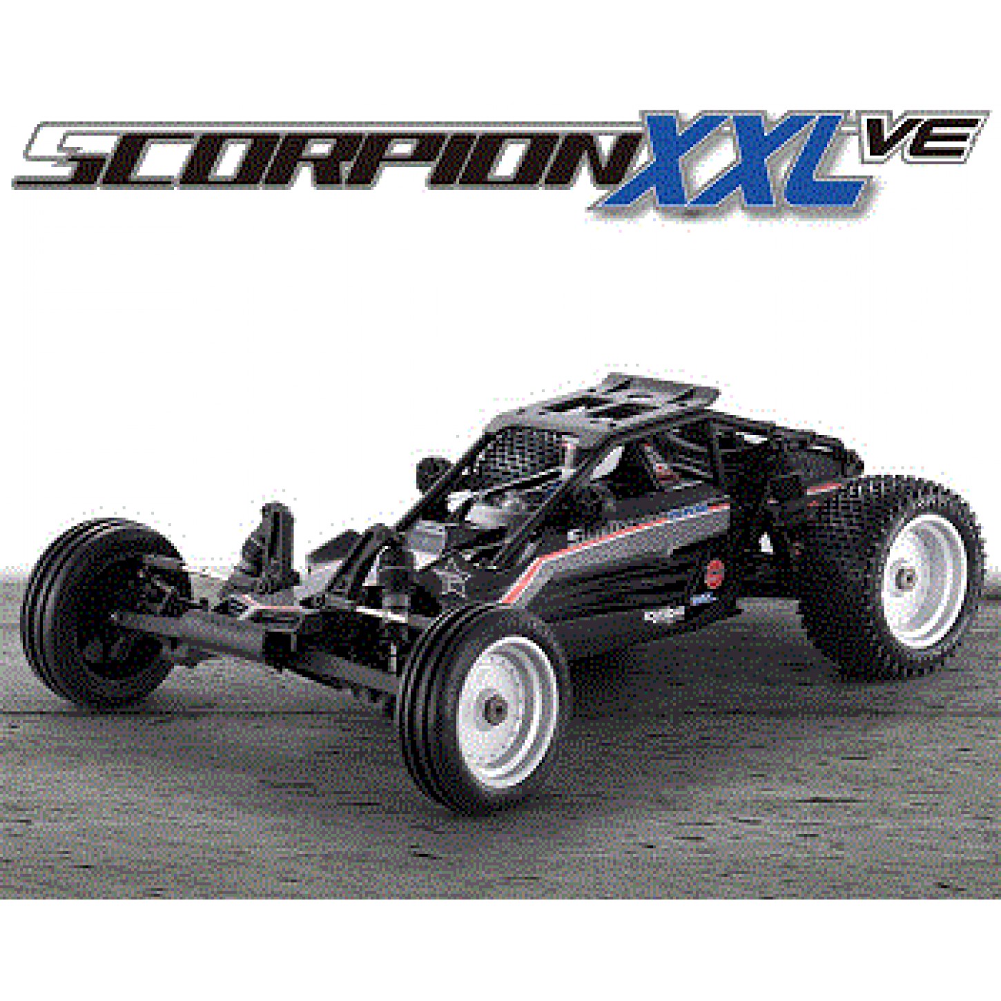 AUTOMODELO ELÉTRICO SCORPION XXL VE ESCALA 1/7 RÁDIO DIGITAL